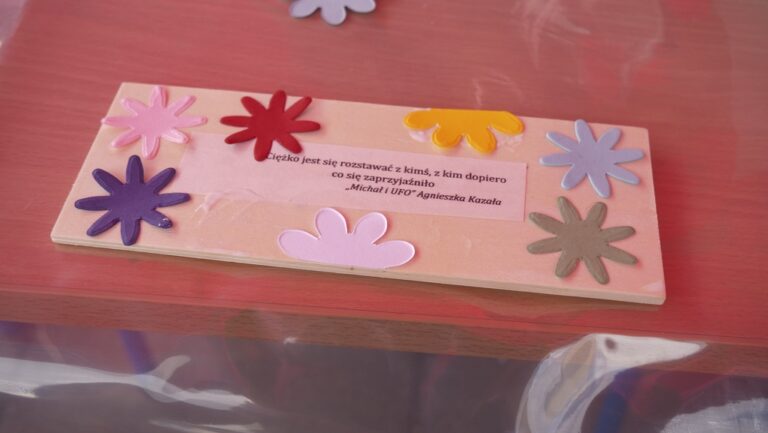 zakładka zdobiona techniką decoupage