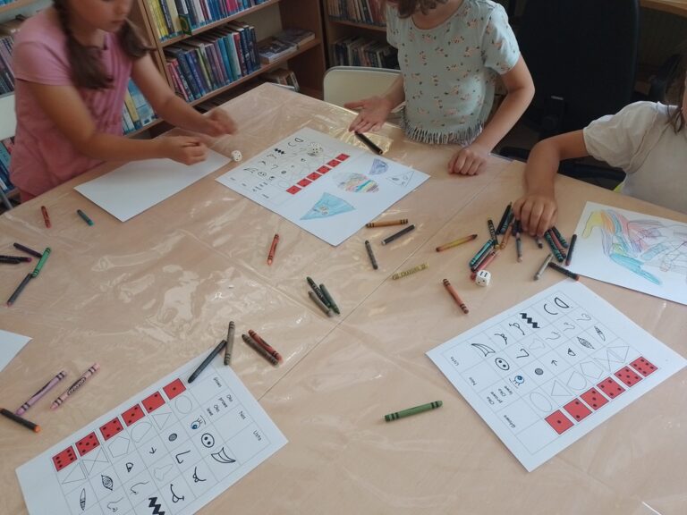 biblioteczne zajęcia artystyczne dla dzieci