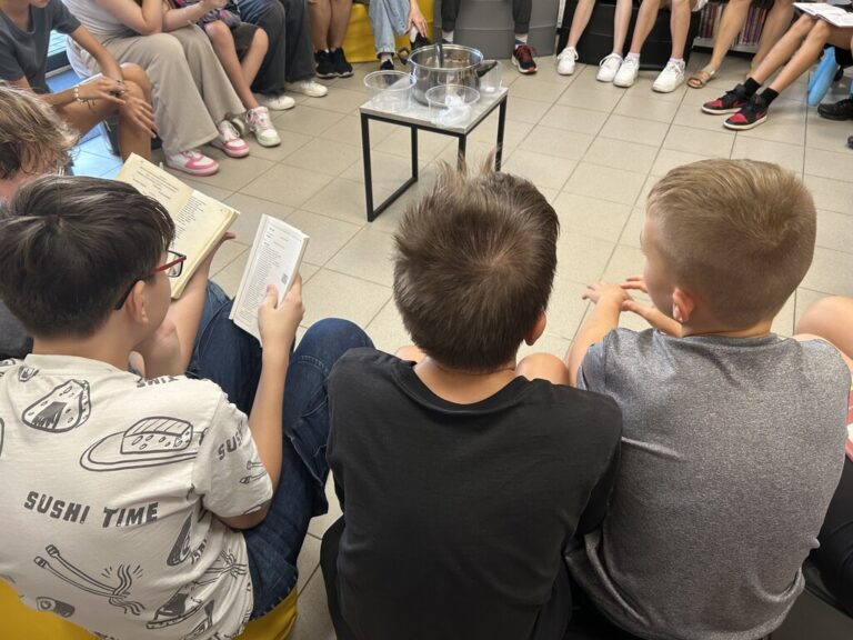 biblioteczne zajęcia dla uczniów o Kordianie Juliusza Słowackiego