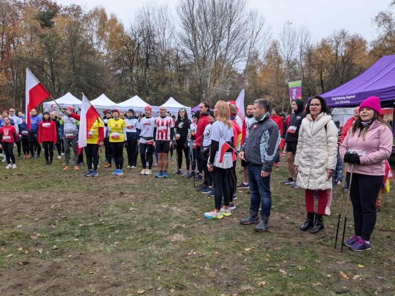 biegi niepodległości w lesie bródnowskim