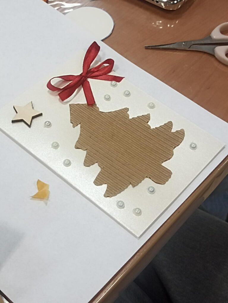 warsztaty tworzenia kartek bożonarodzeniowych