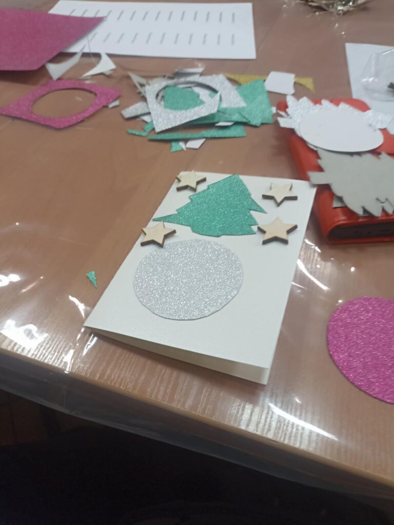 warsztaty tworzenia kartek bożonarodzeniowych