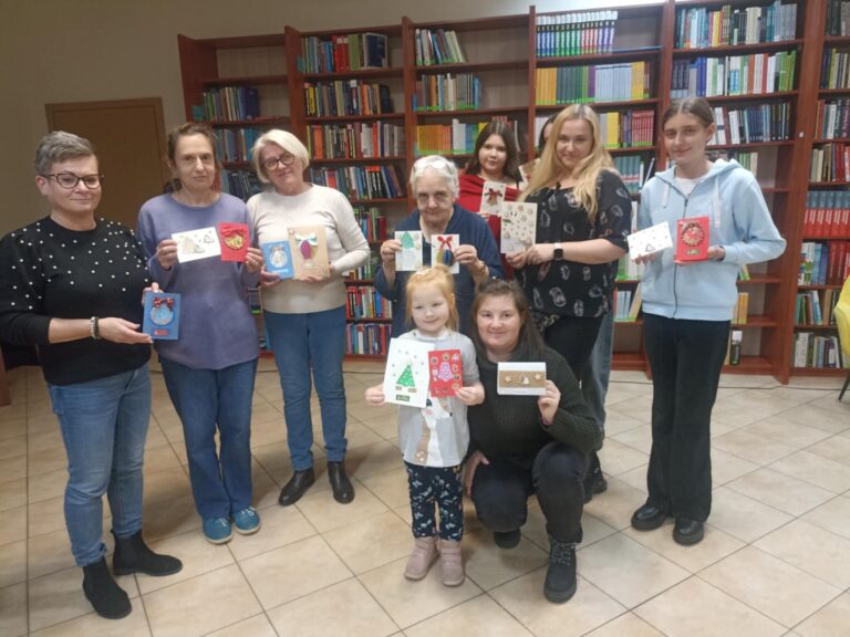 warsztaty tworzenia kartek bożonarodzeniowych