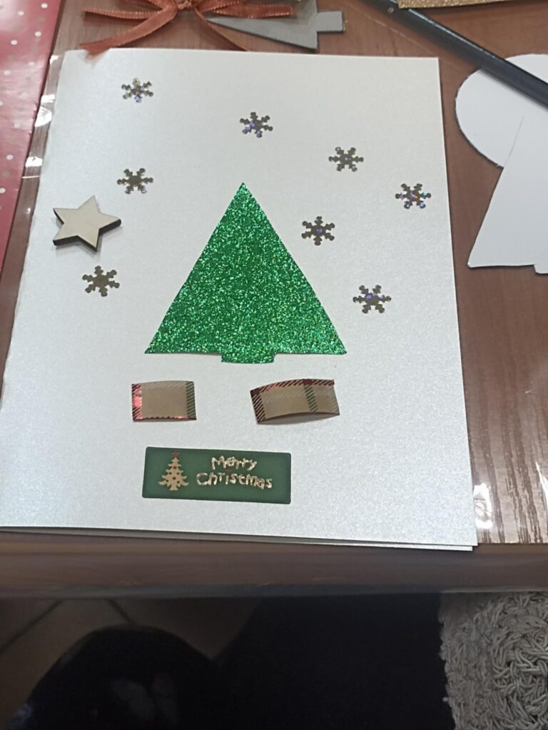 warsztaty tworzenia kartek bożonarodzeniowych