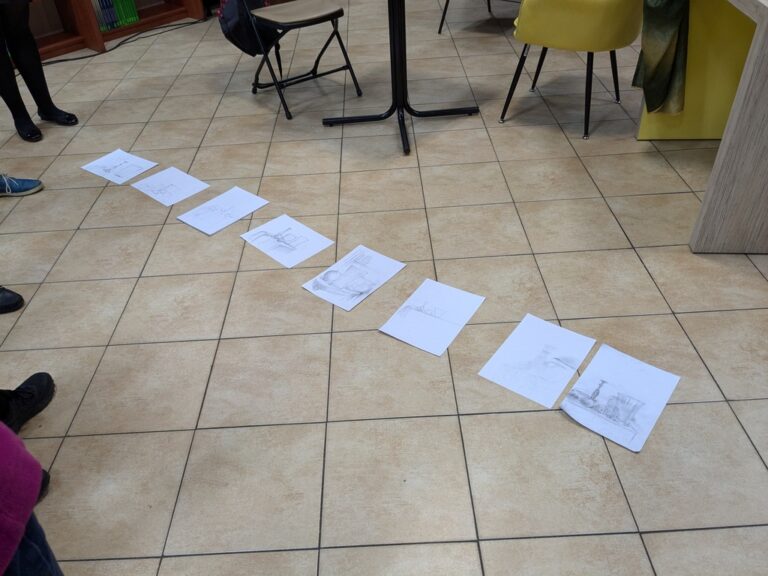 warsztaty malarskie w bibliotece - malowanie martwej natury