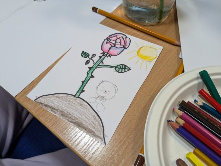 warsztaty plastyczne z Julią Konieczną - obrazy inspirowane książką Mały Książę