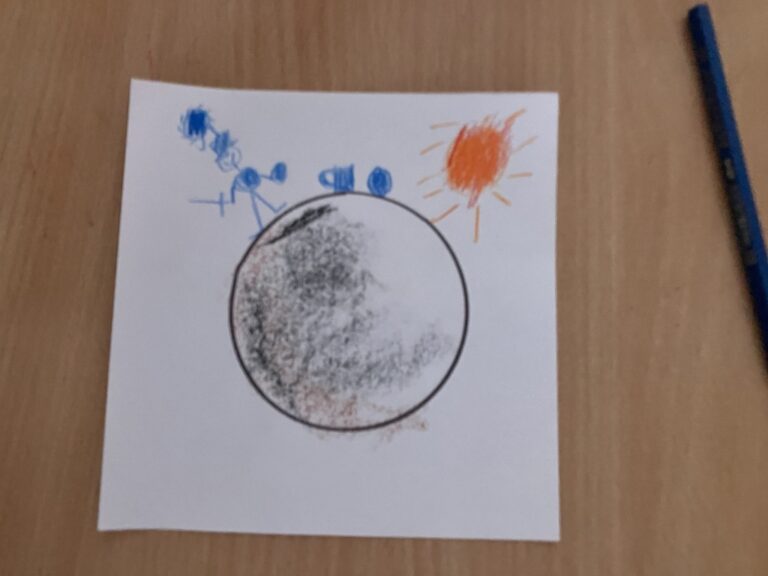 warsztaty plastyczne z Julią Konieczną - obrazy inspirowane książką Mały Książę