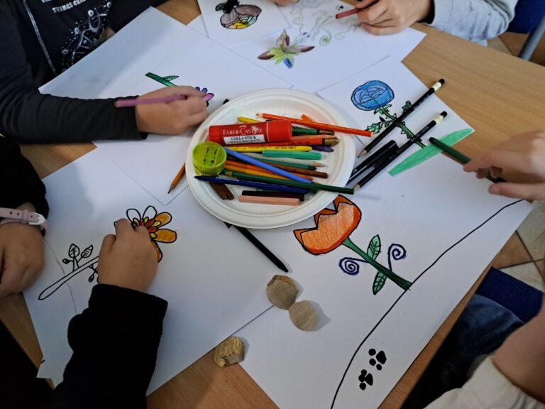 warsztaty plastyczne z Julią Konieczną - obrazy inspirowane książką Mały Książę