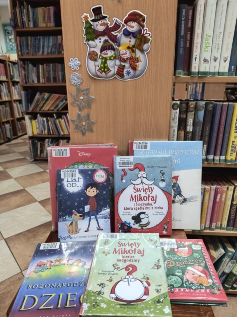 bożonarodzeniowy wystrój biblioteki nr 52