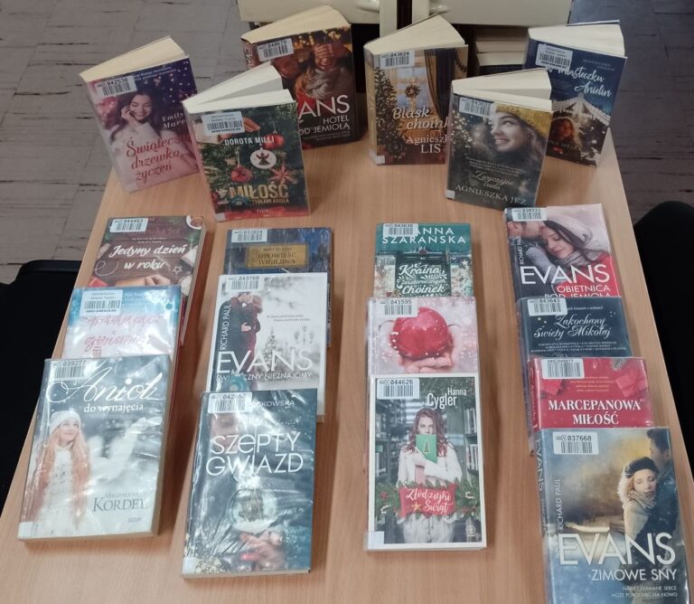 bożonarodzeniowy wystrój wypożyczalni nr 49