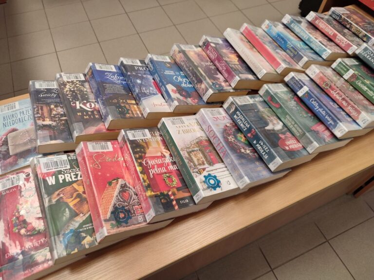 bożonarodzeniowy wystrój wypożyczalni nr 64