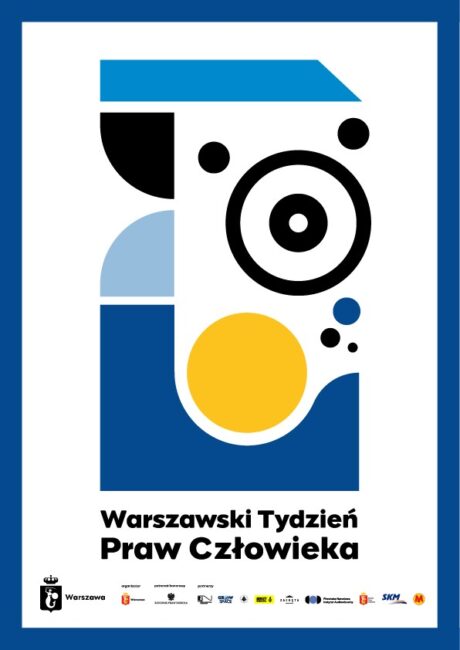plakat promujący warszawski tydzień praw człowieka 2024