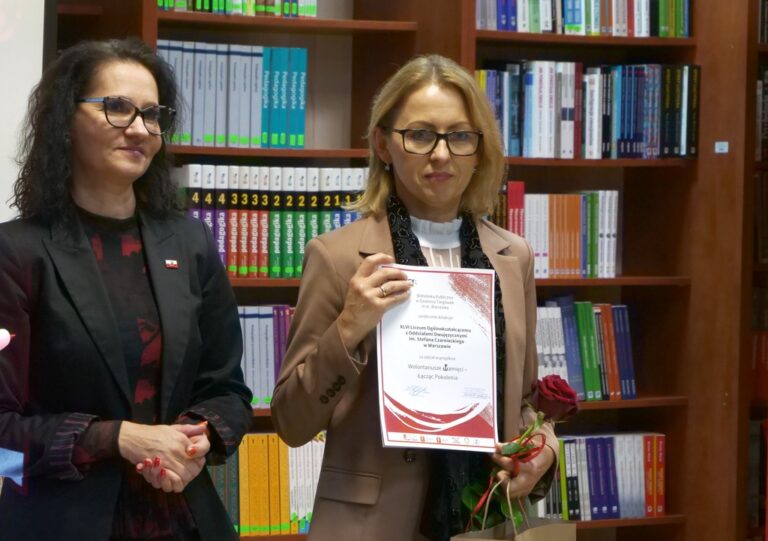 gala wieńcząca projekt Wolontariusze pamięci - łącząc pokolenia