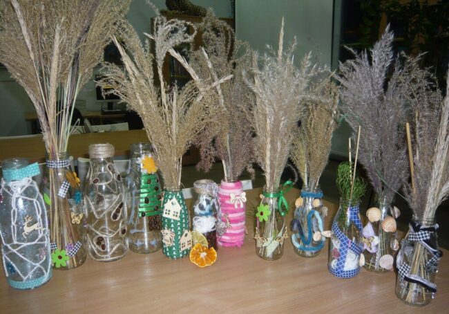 wazony wykonane w czasie warsztatów