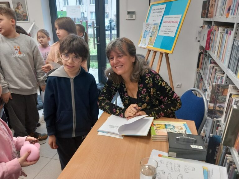 spotkanie dla dzieci z Agnieszką Kazałą w ramach warszawskiego tygodnia praw człowieka