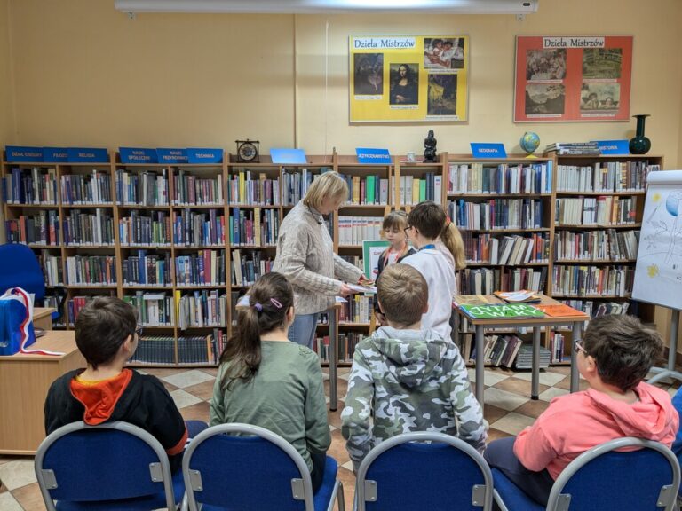 wystawa prac stworzonych przez uczestników projektu Czytajmy w 4k