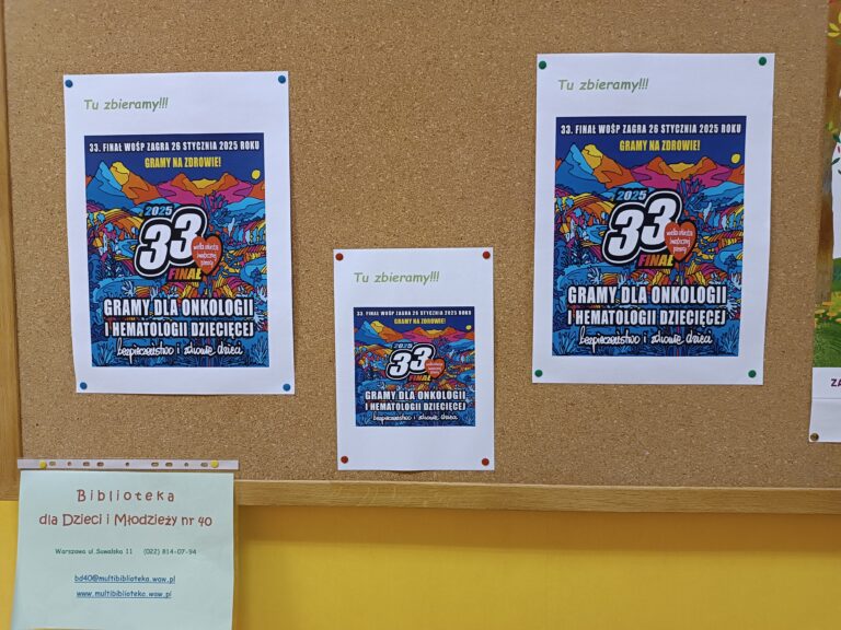 plakat wielkiej orkiestry świątecznej pomocy