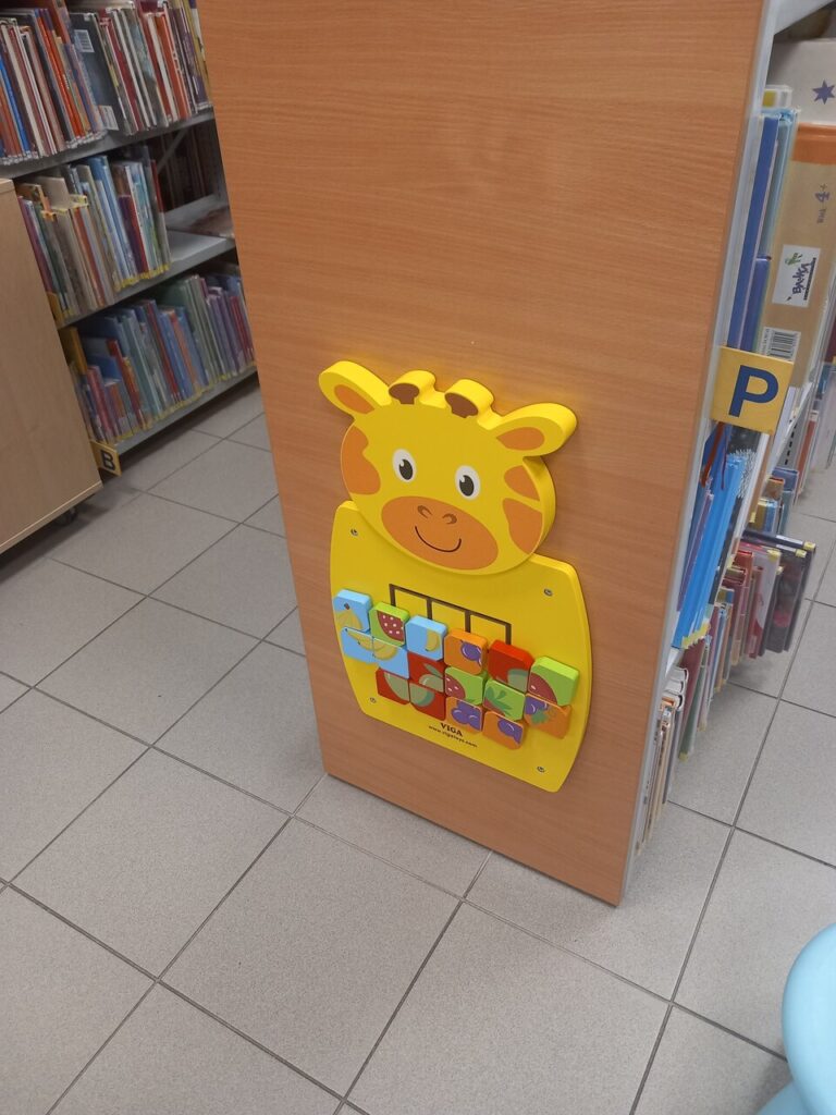 kącik sensoryczny żyrafa