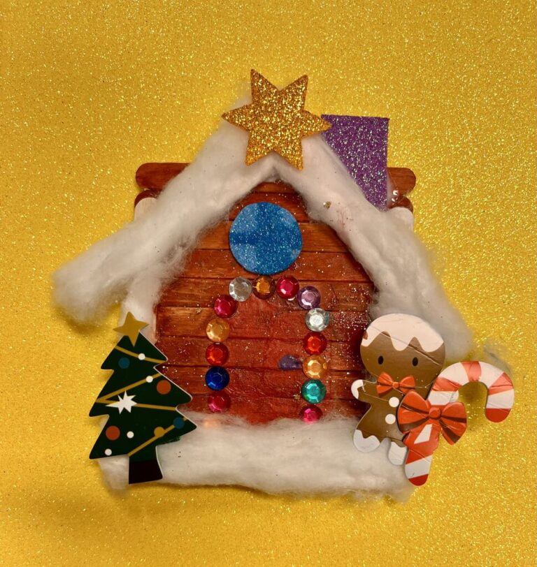 warsztaty tworzenia zimowych domków z patyczków