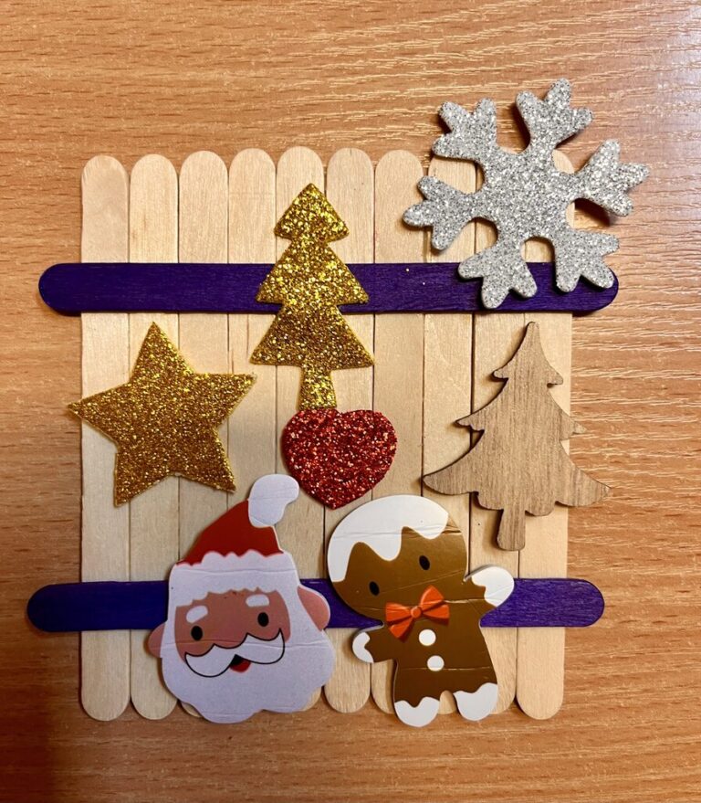 warsztaty tworzenia zimowych domków z patyczków