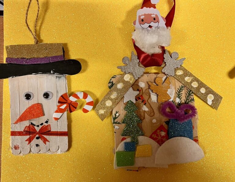 warsztaty tworzenia zimowych domków z patyczków