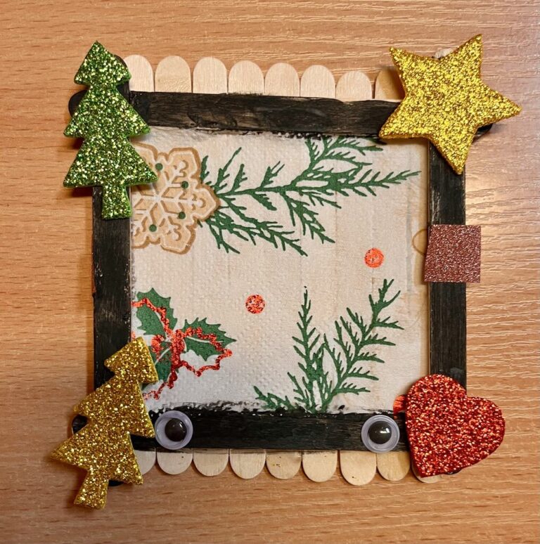 warsztaty tworzenia zimowych domków z patyczków