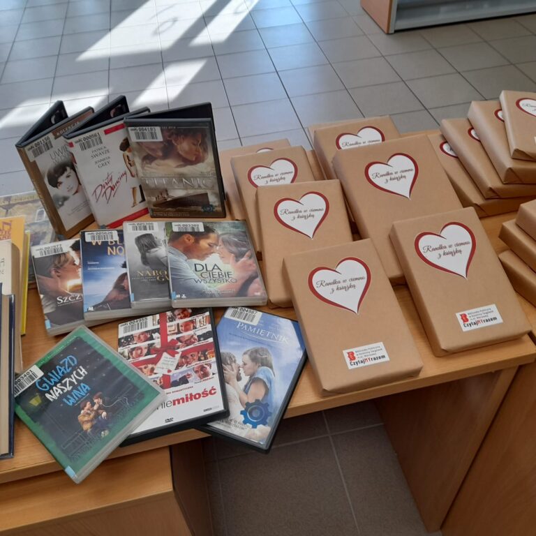 randka w ciemno z książką - walentynki w bibliotece