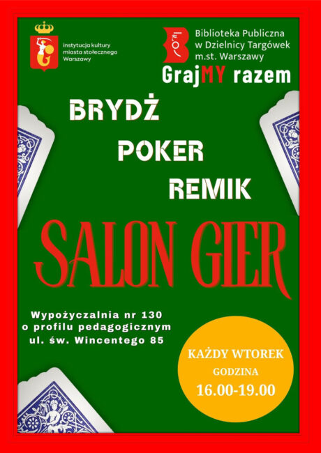salon gier plakat