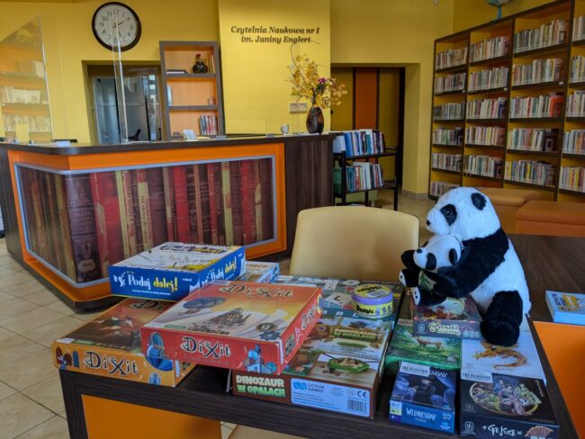 gry planszowe i maskotki pand