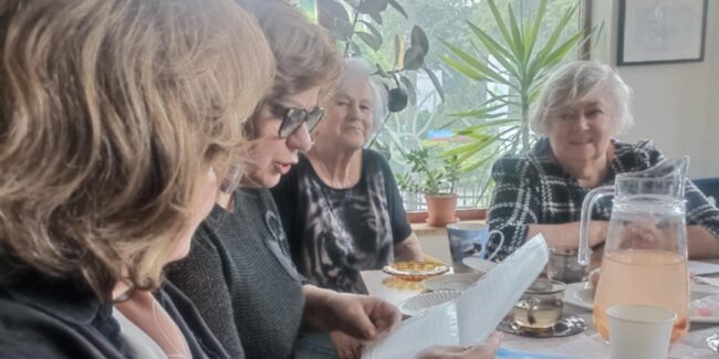 sąsiedzkie spotkanie poetyckie w bibliotece