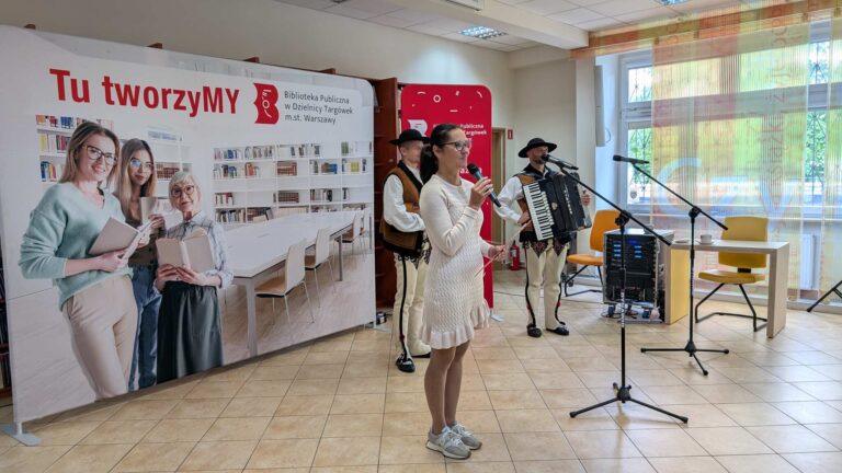 koncert kapeli góralskiej w bibliotece