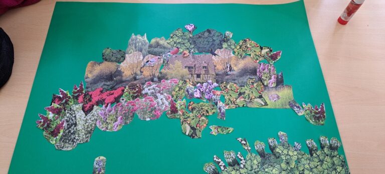 prace plastyczne dzieci powstałe podczas zajęć bibliotecznych