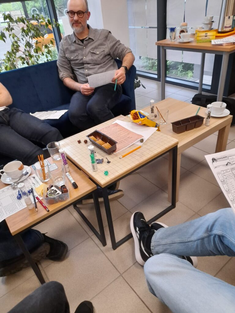 sesja RPG w bibliotece