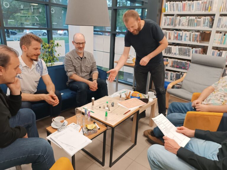 sesja RPG w bibliotece