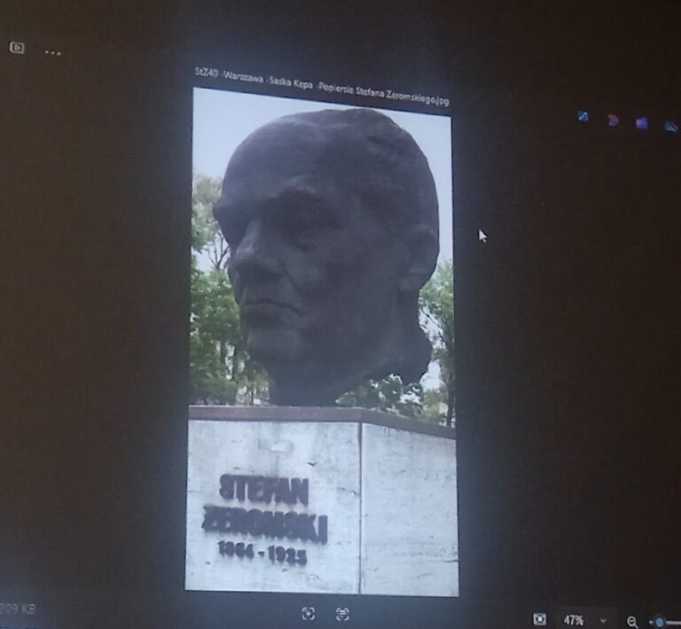 fragment prezentacji multimedialnej o Stefanie Żeromskim