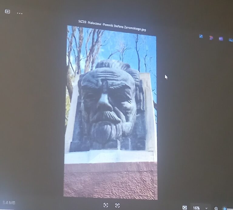 fragment prezentacji multimedialnej o Stefanie Żeromskim