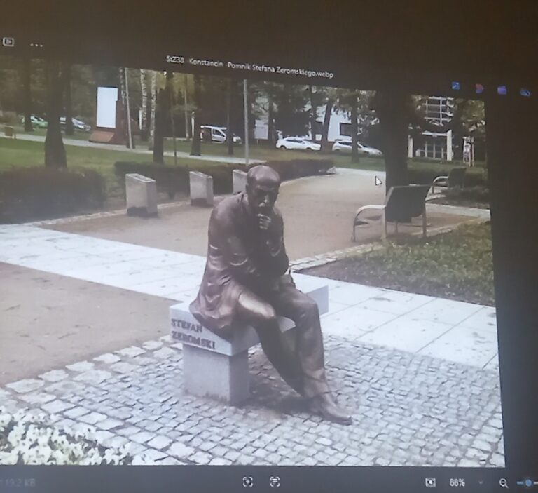 fragment prezentacji multimedialnej o Stefanie Żeromskim