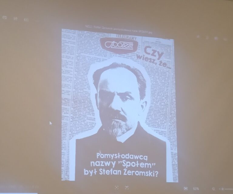 fragment prezentacji multimedialnej o Stefanie Żeromskim
