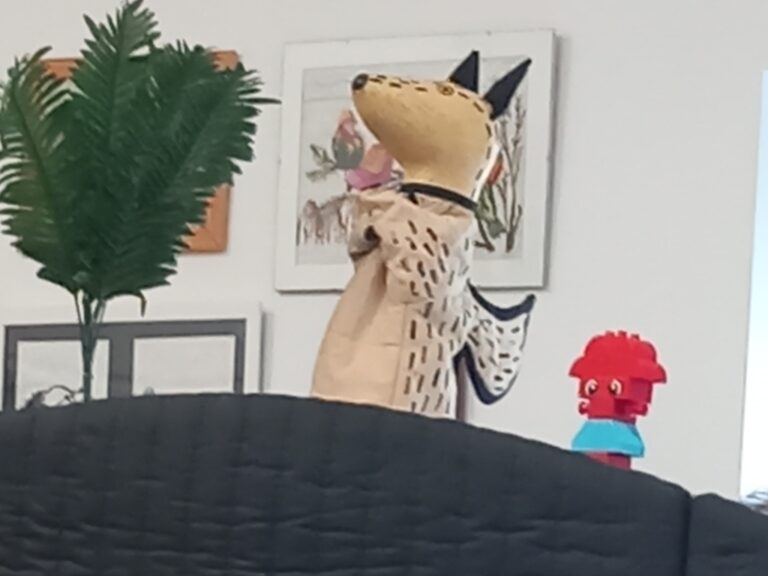 spektakl teatru Baj w bibliotece