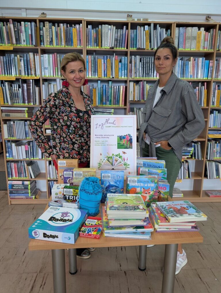 warsztaty sensoryczne w bibliotece
