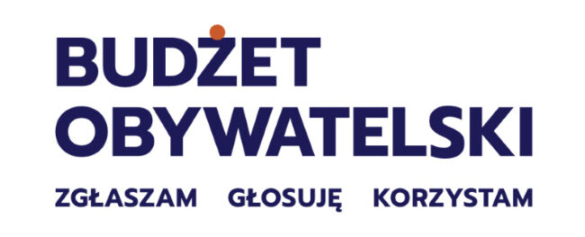 napis budżet obywatelski zgłaszam głosuję korzystam