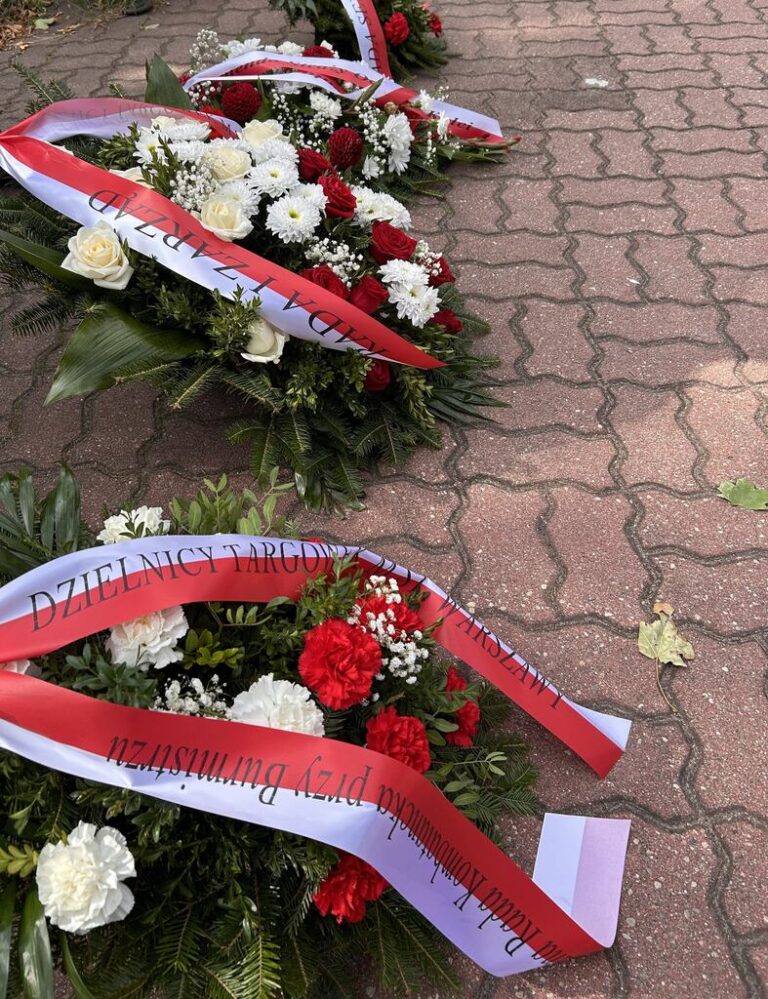 uroczyste obchody 86. rocznicy nalotu dywanowego na Bródno