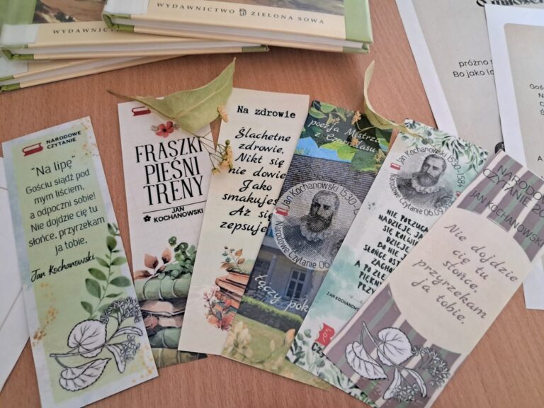 ekspozycja o Janie Kochanowskim w Wypożyczalni nr 2