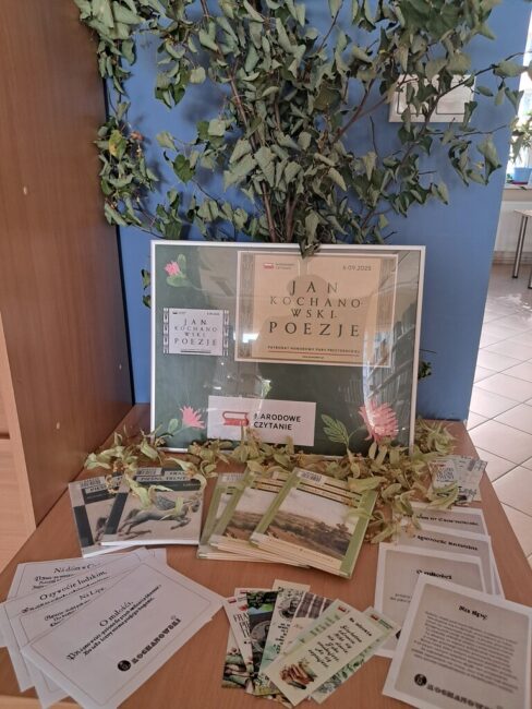 ekspozycja o Janie Kochanowskim w Wypożyczalni nr 2