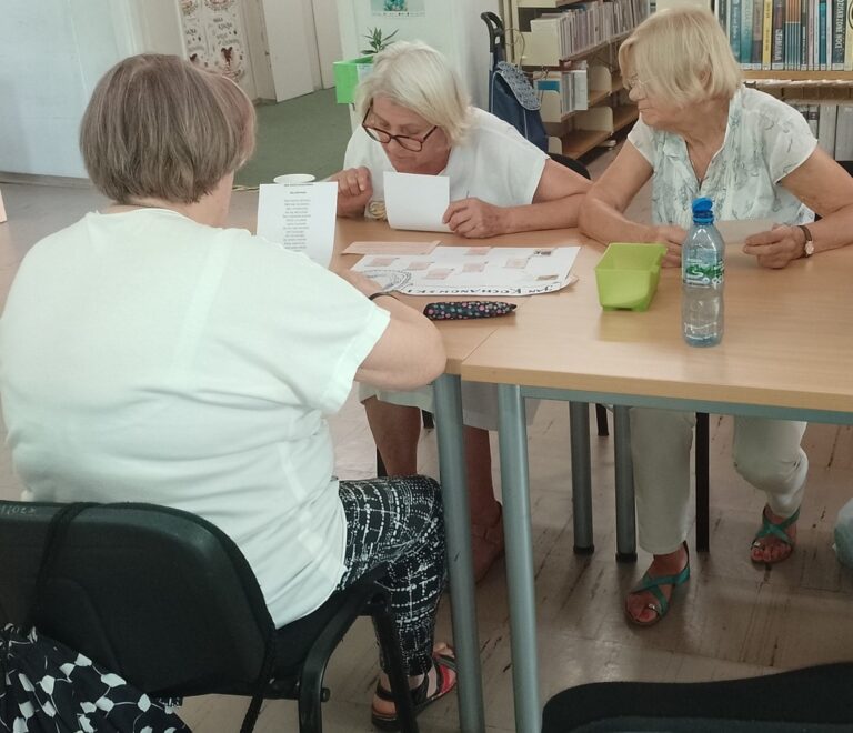 Narodowe Czytanie - spotkanie w wypożyczalni nr 60