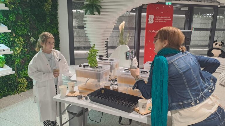 warsztaty dotyczące hydroponiki