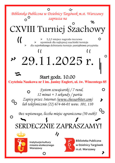 turniej szachowy plakat