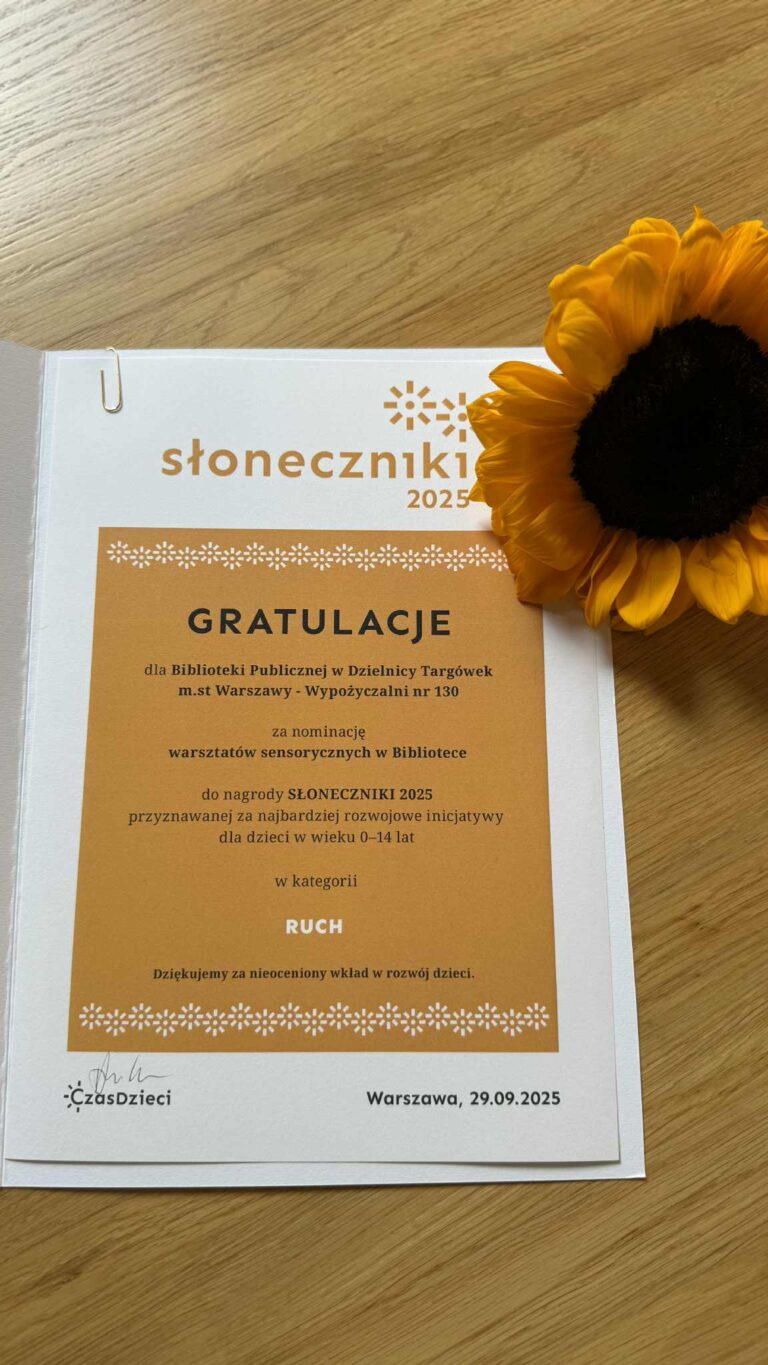 gala wręczenia nagród Słoneczniki