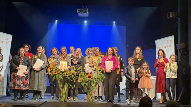 gala wręczenia nagród Słoneczniki