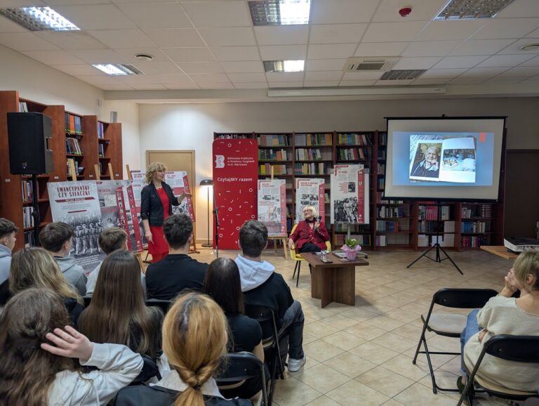 spotkanie młodzieży licealnej z Hanną Budzisz